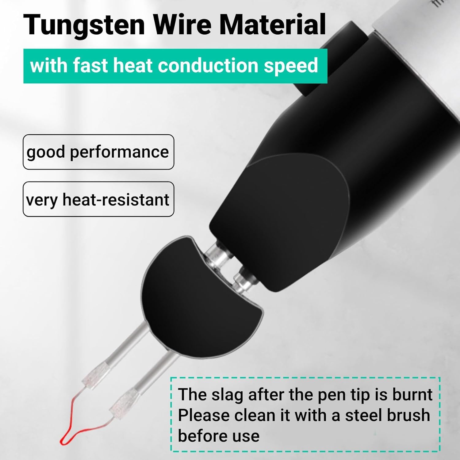 Outil de combustion de fil, coupe ou fond les extrémités effilochées - Stylo de combustion de fil de tungstène portable pour la casse du fil, le transfert de chaleur du bois