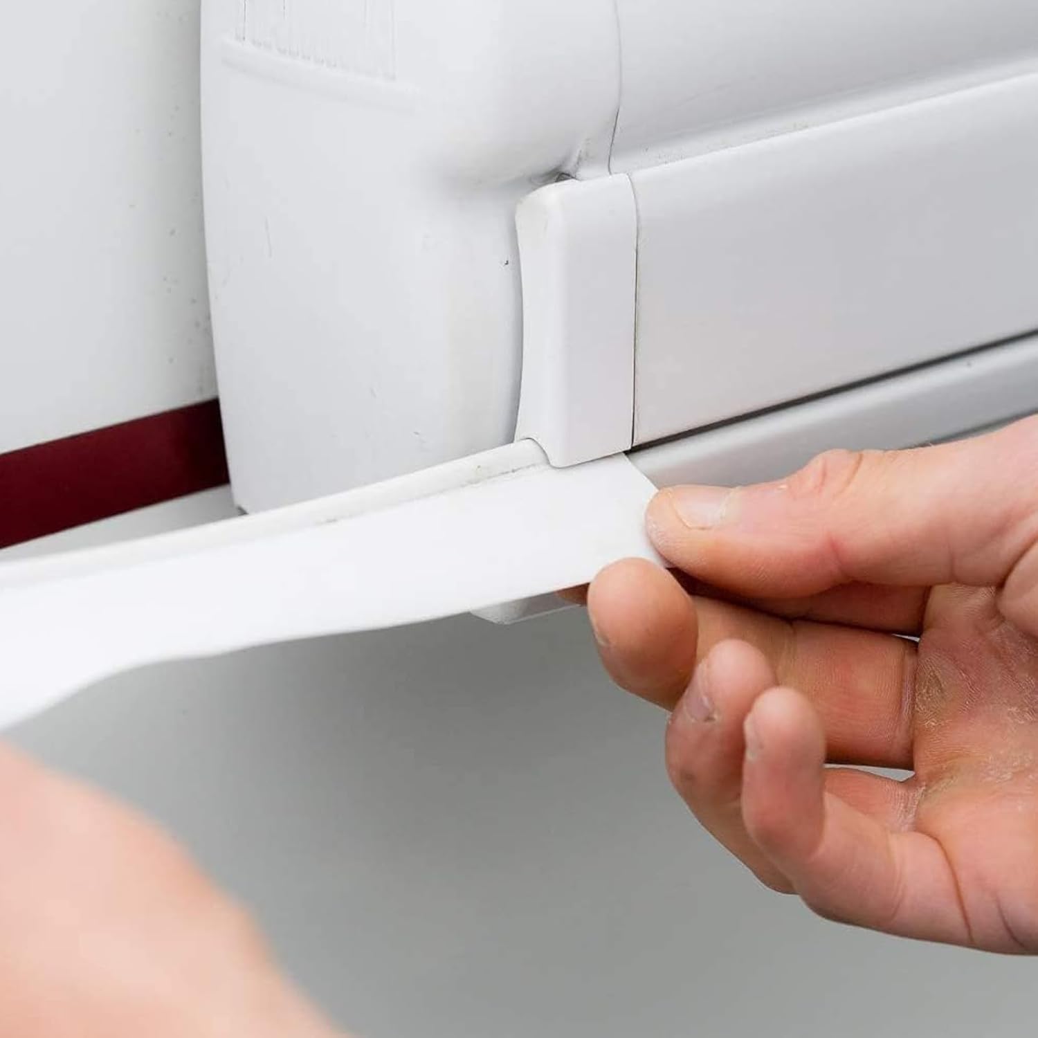 Trailer Track Strips Guard 12M X 30Mm Flexible PVC Awning Cover for Motorhome Storage Care and Routine Upkeep Planning