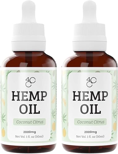 4CC Aceite de cáñamo  Ayuda orgánica para dormir y gotas orales naturales para relajación, serenidad y estimular el estado de ánimo, ayuda a calmar