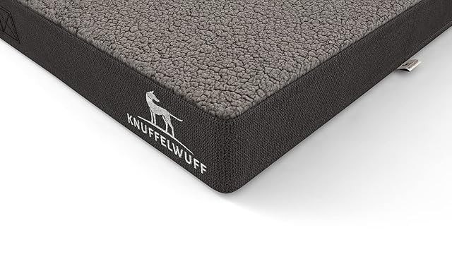 Foto 4 de 4 de Knuffelwuff Ellenie - Alfombrilla ortopédica para perros (100 x 65 cm), color gris