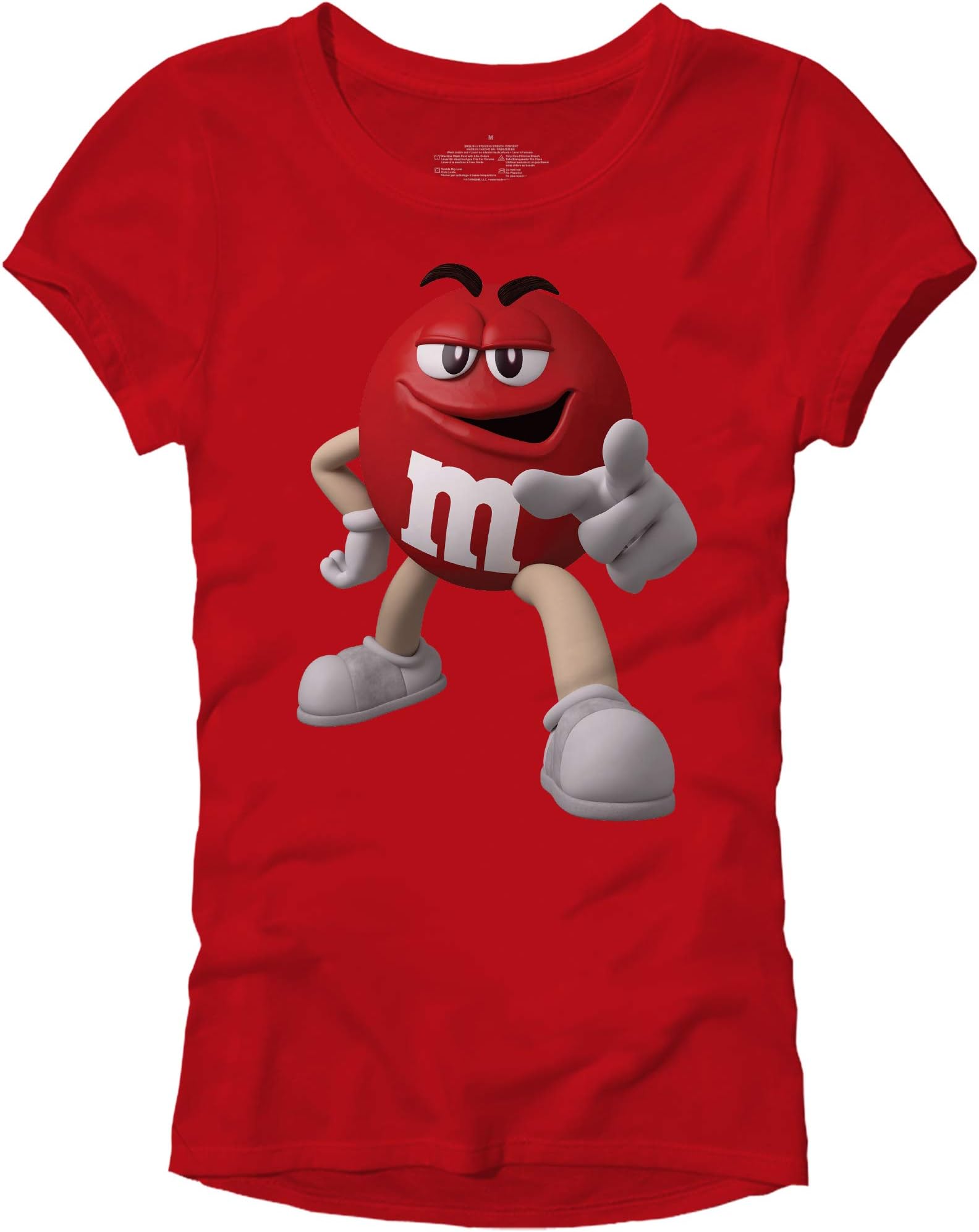 M&M's Candy Cartoon Character Women's Juniors Halloween Costume T-shirt Tee