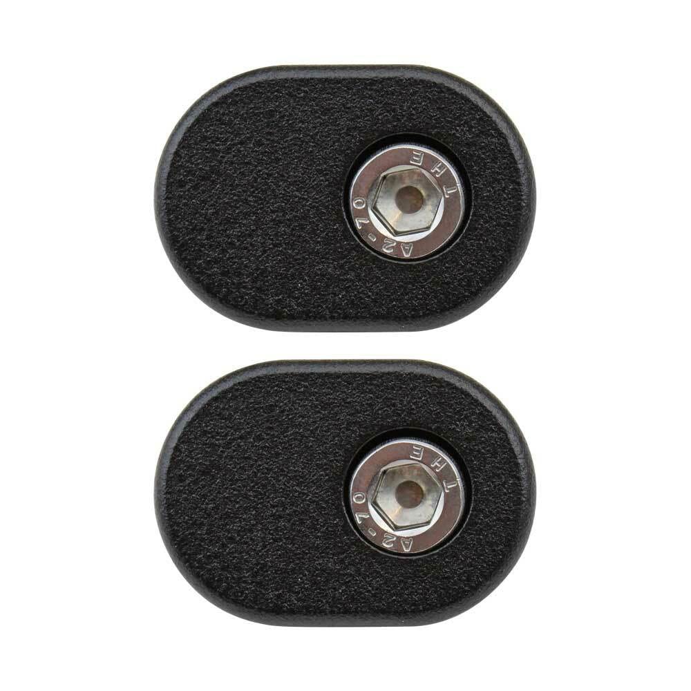 Photo 1 of Aeromach (CI-3010B) Black Billet Passenger Peg Mount Covers for 2014-2024 Indian Chief, Chieftain & Springfield Models - SOLD AS A PAIR with Hardware - Made in the USA
