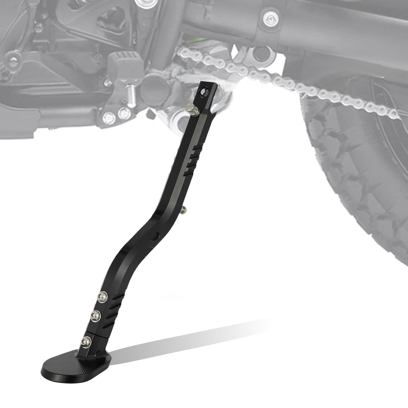 Soporte de motocicleta ajustable: Elevador compatible con moto de cross KLR 650 2009-2018 8