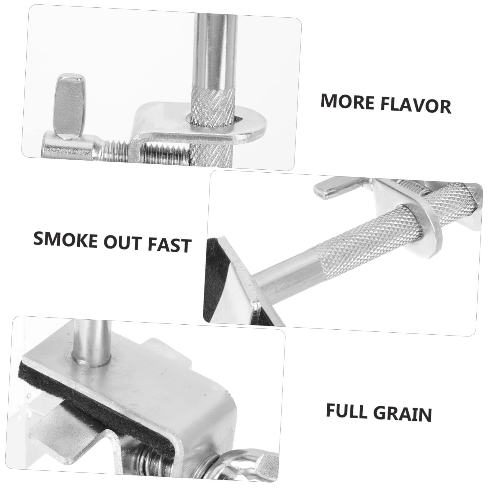 FAVOMOTO Cowbell Extension Stand Drum Clamp Mounting Bracket Drum Set Bass Drum Holder and Practical