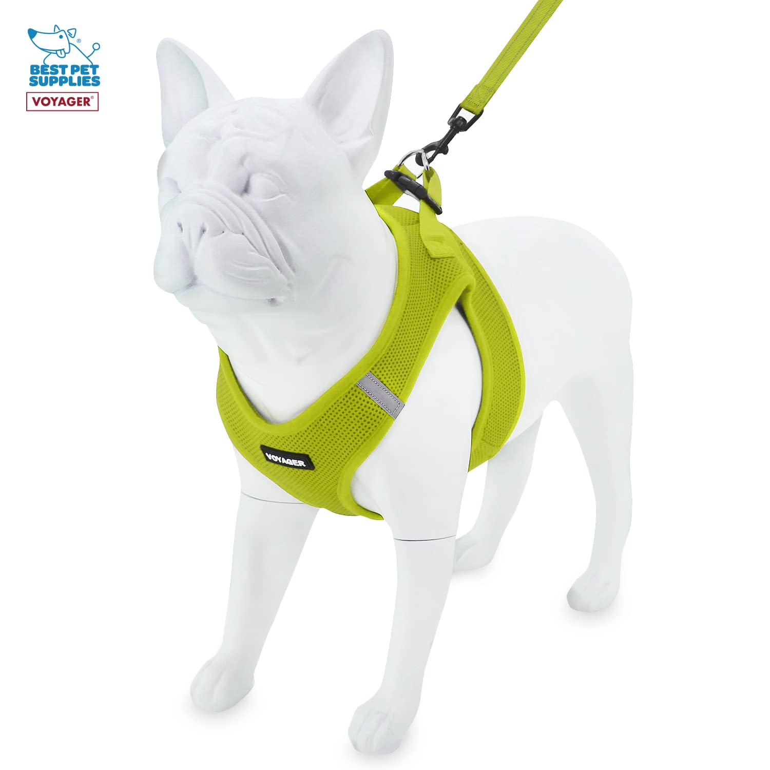 Voyager Step-in Air All Weather Mesh Harness and Reflective Dog 5 ft Leash Combo with Neoprene Handle - Image 4