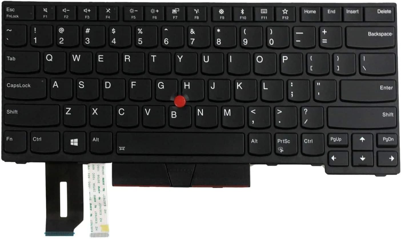 Replacement Keyboard for Thinkpad E431 E440 L440 L450 L460, US Layout Laptop Keyboard with Backlit