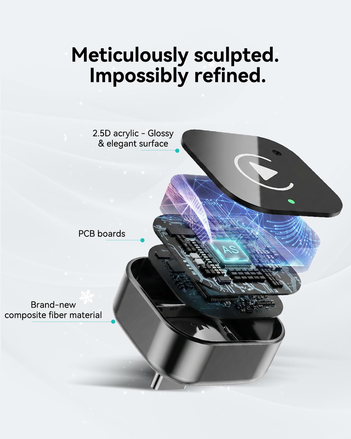 Spedal 2026 bezprzewodowy adapter CarPlay i Android Auto (złącze USB), klucz sprzętowy 2 w 1, WiFi 6 i BT 5.4, Plug & Play, stabilny i bez opóźnień, do pojazdów z systemami przewodowymi