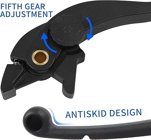 Miniatura 2 de BAIONE Worldmotop - Juego de palancas de embrague de freno de motocicleta CNC compatible con BMW F750GS F850GS 2018-2024 F850GS Adventure 2018-2024