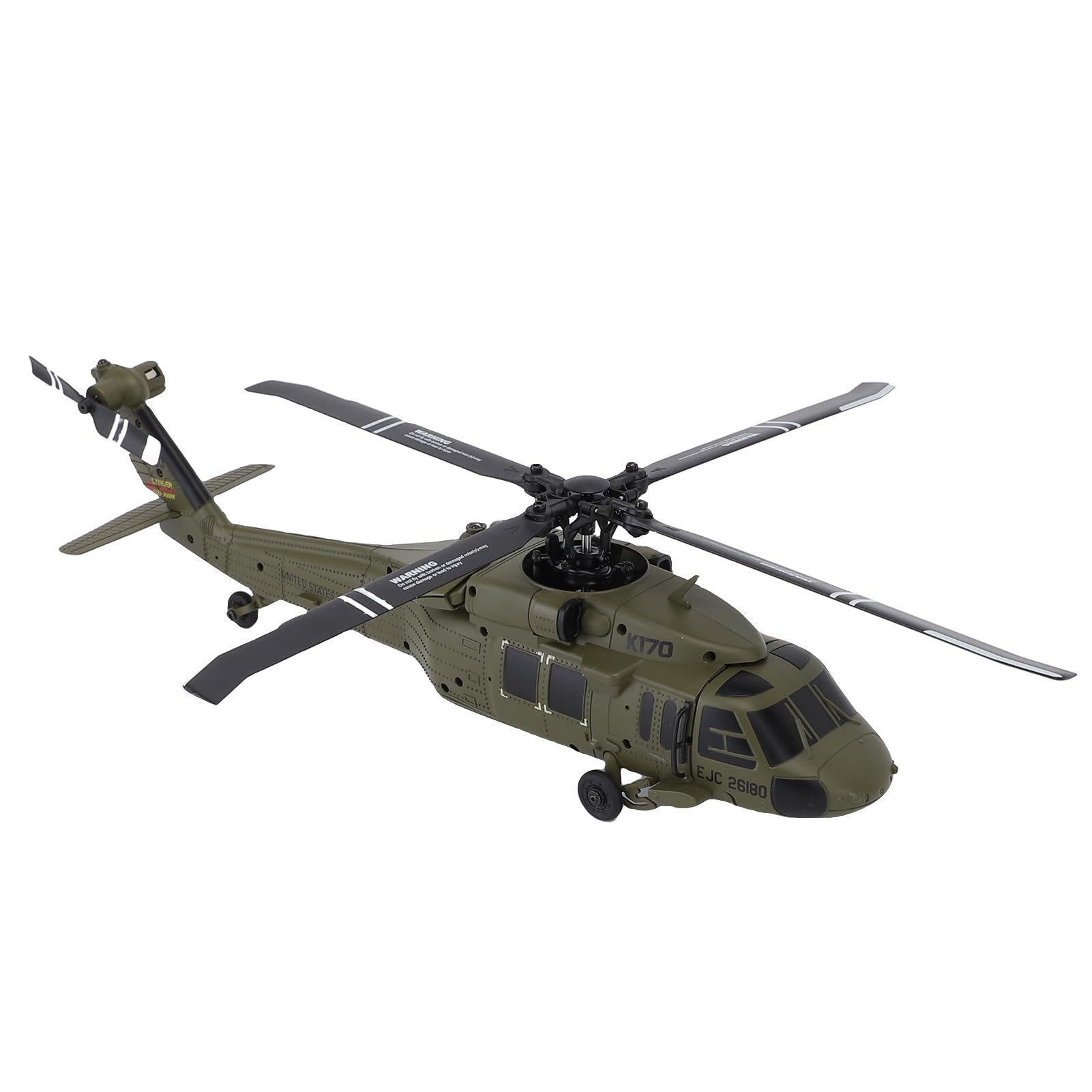 POENVFPO Uzaktan Kumanda Helikopteri, 2.4G 4Ch 6 Aks Gyroscope RC