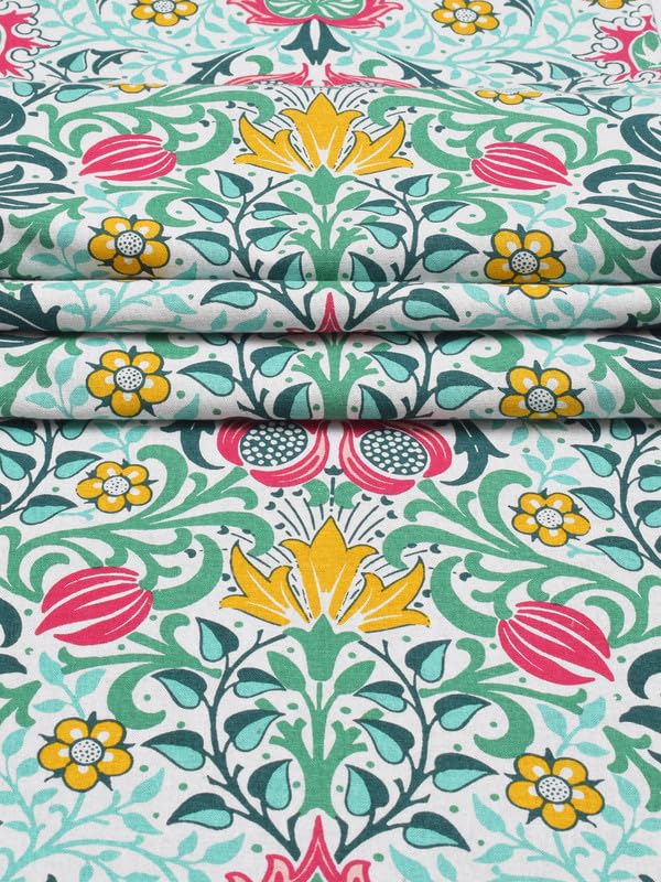 Image of Blanc 9 Isla Home & Kitchen Pure Cotton Printed 4 /6 Seater Table Runners|(33x182) cm