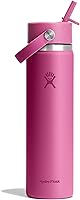 Vista 52 de Hydro Flask - Boca ancha, tapa con popote flexible, color negro (Black), 32 onzas