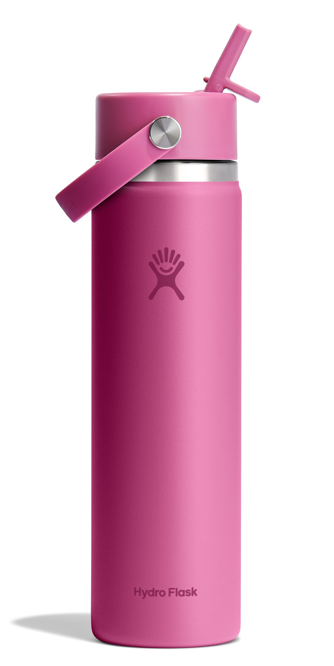 Hydro Flask Reef 24 Oz Wide Flex Straw Cap Bottle - Insulated Stainless Steel - Wide Straw Lid, Non Spill, Leakproof In