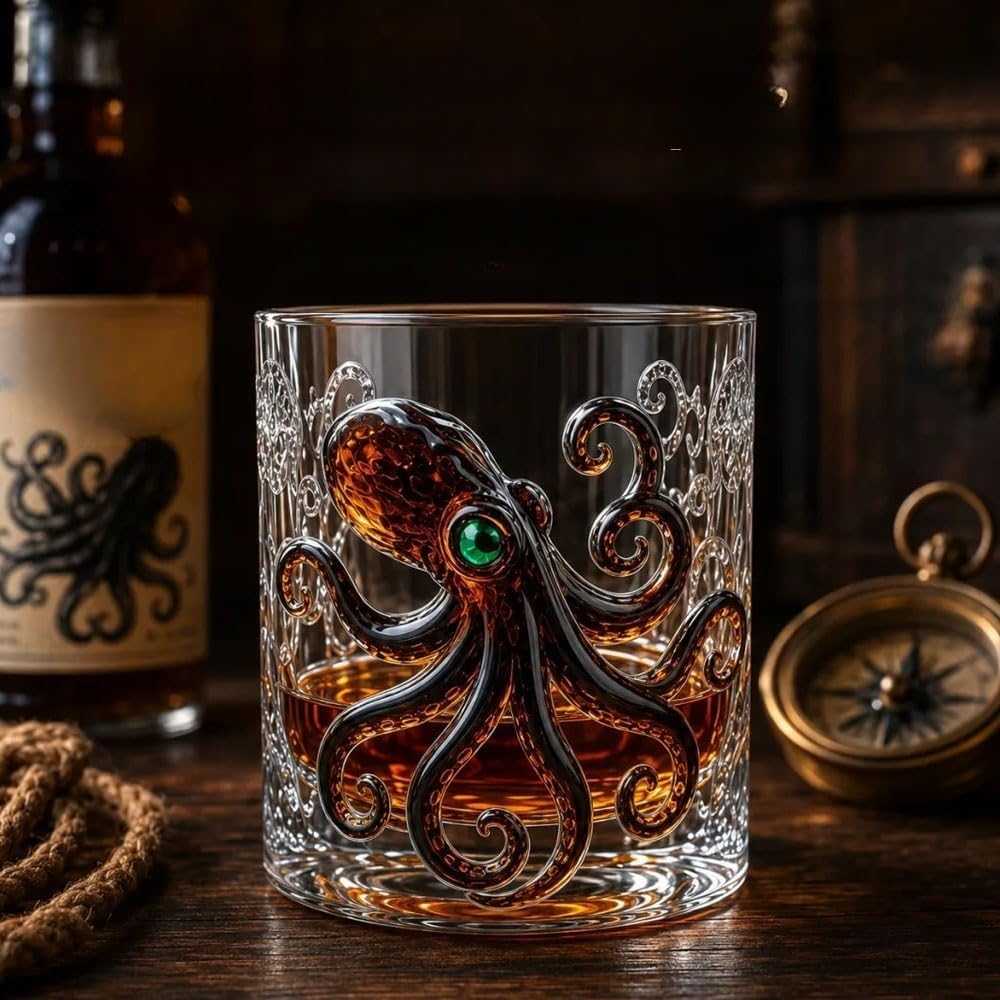 Copa de vino de whisky, vasos únicos con temática pirata, para padres, hermanos y amantes del ron, ideal para coleccionistas y ocasiones especiales