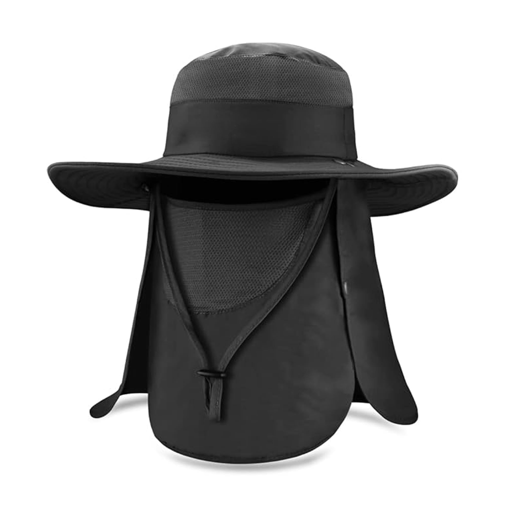 Mens Sun Hat Wide Brim Summer Sun Cap UV Protection Fishsing Hat Foldable Bucket Hat Outdoor-image-24