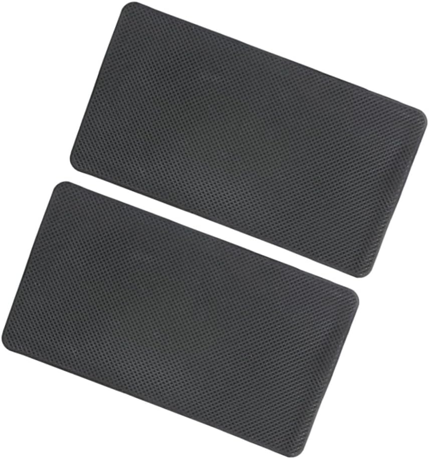 ULTECHNOVO 2pcs Slip Storage Mat Car Phone Holder Non-Slip Dashboard Pad for Cell Phone Car Interior Skidproof Pad