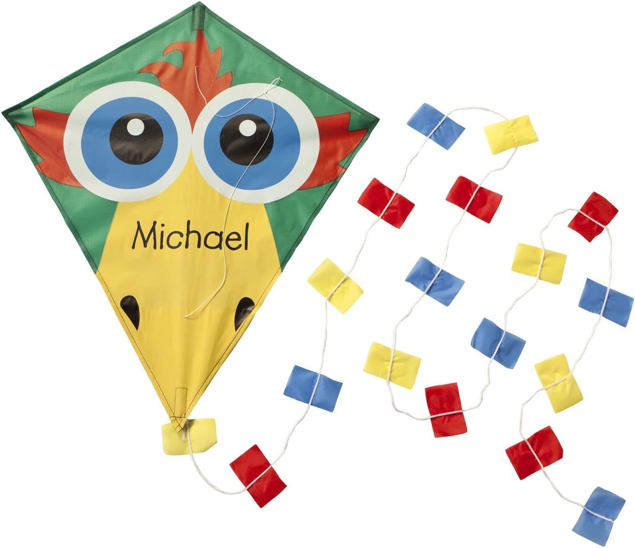 Miles Kimball Custom Children’s Bird Kite, Colorful Kite with Custom Name for Kids