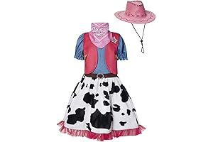 Enchanting Cowgirl Costume for Little Explorers (Ages 10-12)