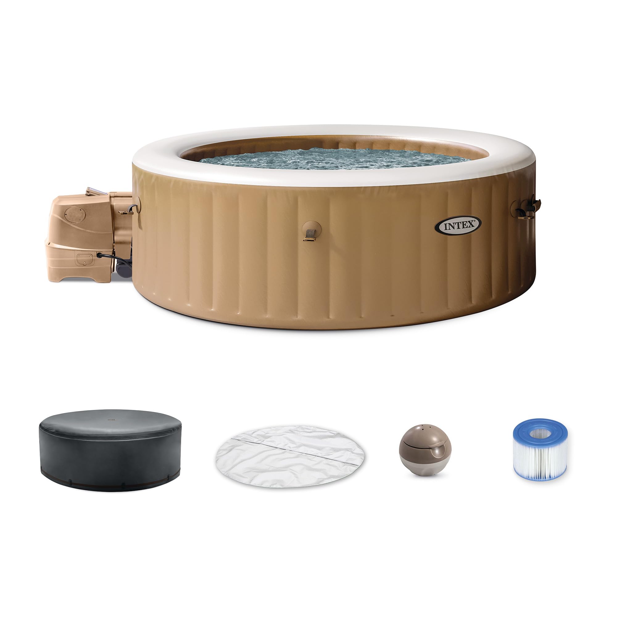 すぱ　ぺージ Amazon.com : Intex PureSpa 6 Person Bubble Massage