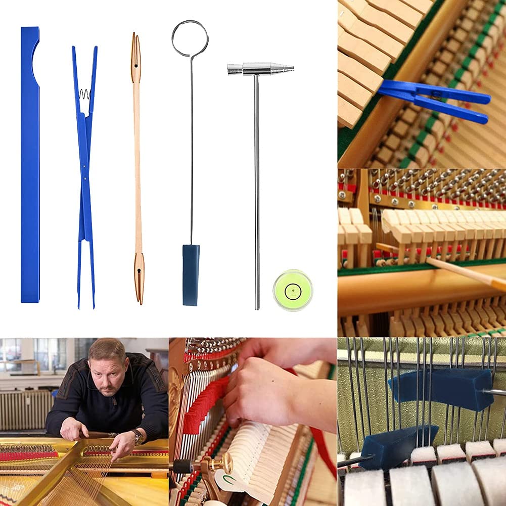 Bamberg 1 Set Kit di Accordatura per Pianoforte Set di Strumenti per Accordatore di Pianoforte Set Professionale Universale