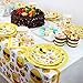 81 Piece Emoji Birthday Party Supplies - Including Custom Plates, Cups, Napkins, and Tablecloth, Serves 20