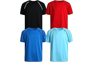 Boys T-Shirts Size 10-12: Active Performance Dri-Fit
