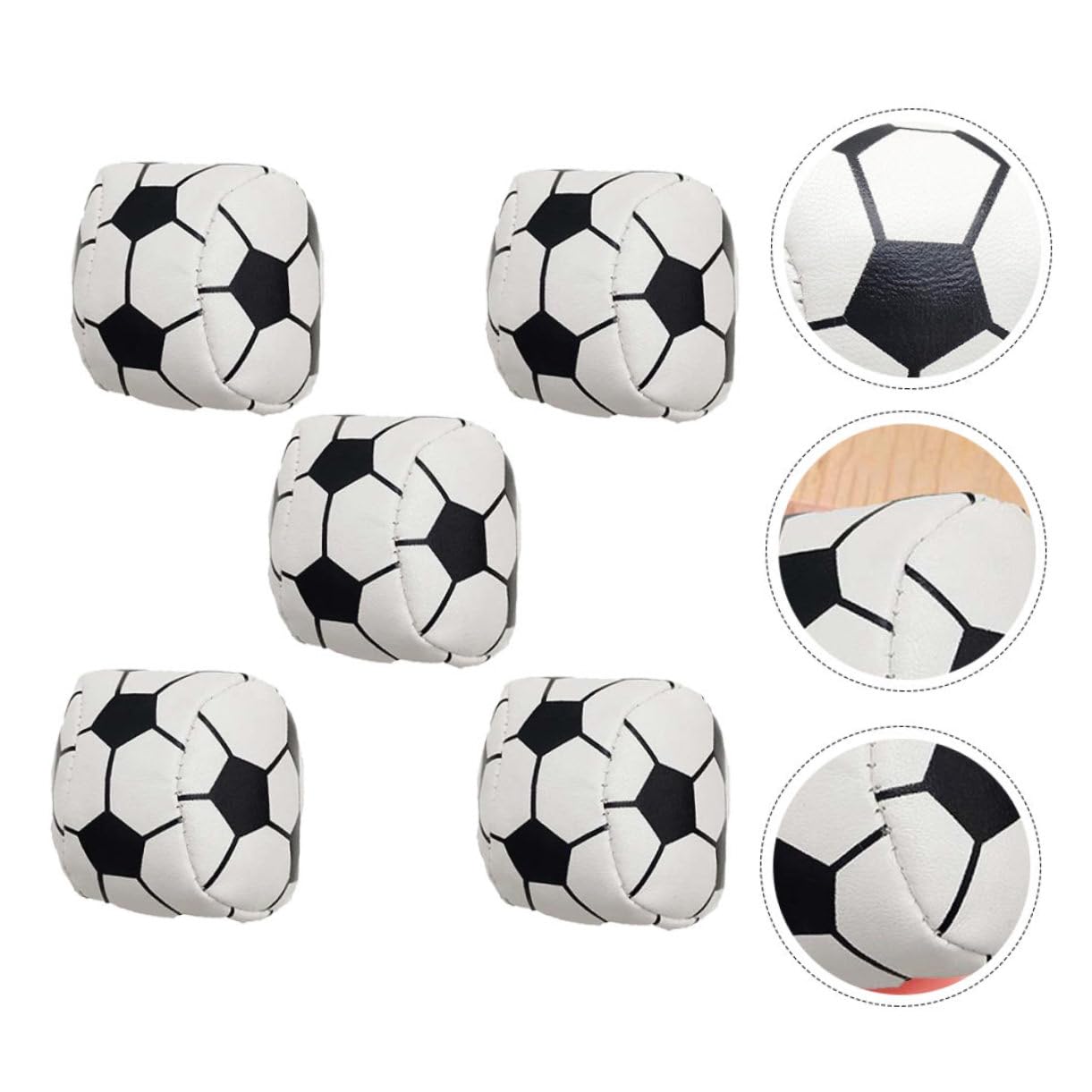 KOMBIUDA Bolsas De Arena Hechas A Mano Juguetes De Fútbol ​​Bolsas De Arena con Forma De Balón De Fútbol ​​Juguetes para Bolsas De Arena para Exteriores Juguetes para Pelota De