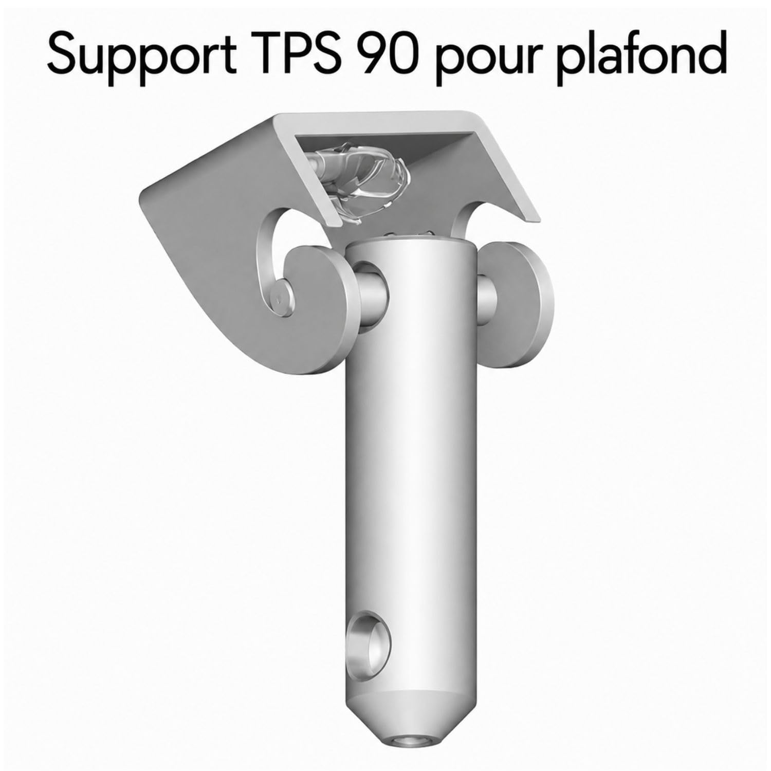 Crochet de suspension individuel Nylon TPS90 | Rotation à 90° | Supporte jusqu’à 15 kg | Réglable en hauteur | Fixation mur plafond ou sol | Cheville vis et crochet RM inclus