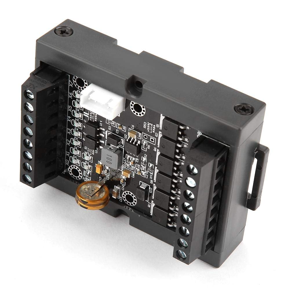 Tarjeta de control industrial PLC FX1N-14MT El módulo de retardo de relé programable con Shell puede realizar miles de funciones, 10-28VDC