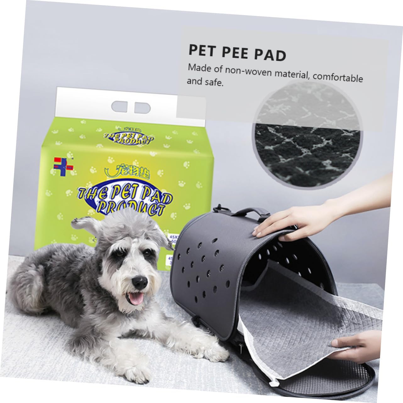 YARNOW 30pcs Non-Woven Pet Urinal Pad and Extra Absorbent Disposable Training Mat for Dogs and Cats for and Travel Use