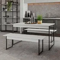 Mesa de Jantar Tub C/02 Bancos