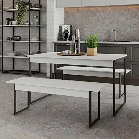 Mesa de Jantar Tub C/02 Bancos