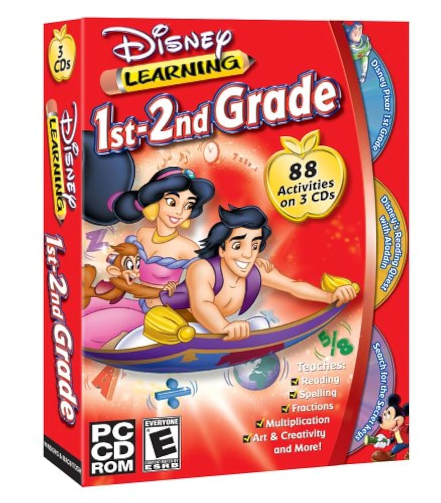 Amazon.com: Disney's 1st & 2nd Grade Bundle (Pixar 1st Grade