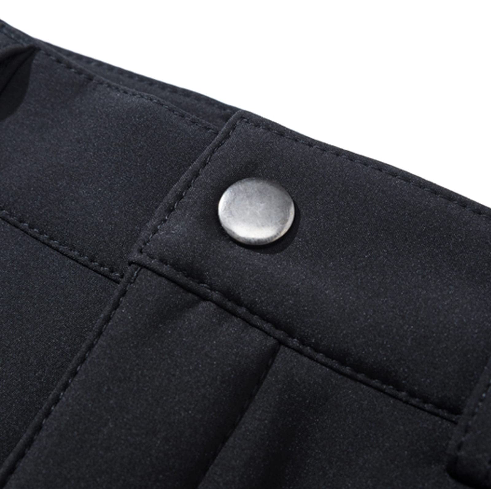 Pantaloni da trekking per uomo, invernali, imbottiti, in pile, per attività all'aperto, da trekking, termici, impermeabili, antivento, da neve, con tasche funzionali