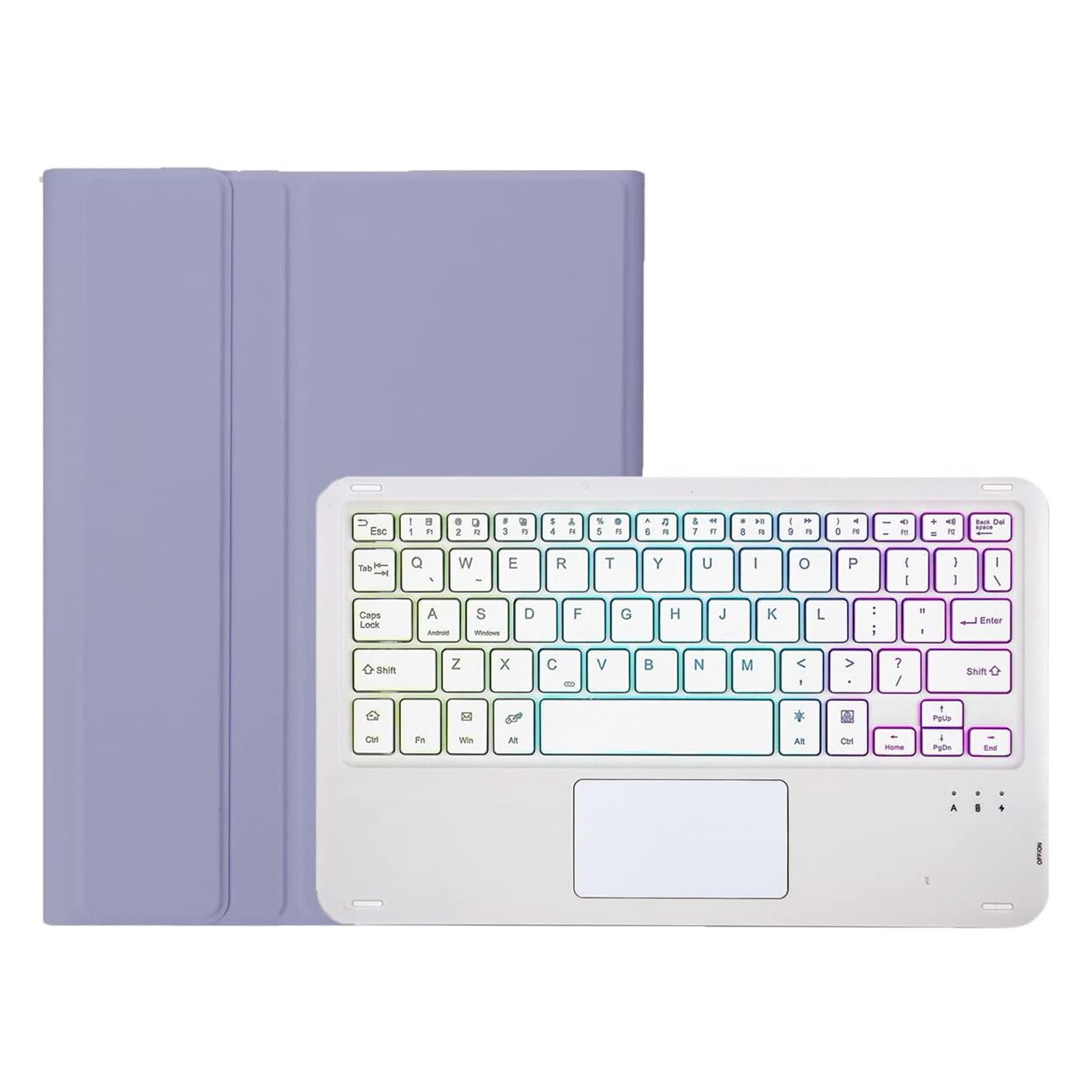 Etui na klawiaturę do Bezprzewodowa Klawiatura Bluetooth z osłoną ochronną dla Mi Pad 6 6 Pro, Przenośna Podstawka ze Skóry PU z wyjmowaną magnetyczną klawiaturą