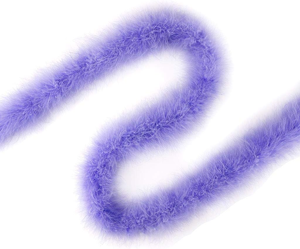 ZUCKER - 2 Yard Marabou Feather Boa - Solid Colored Costume Boa - Soft Craft Boa - Heavyweight 3” Cosplay Boa