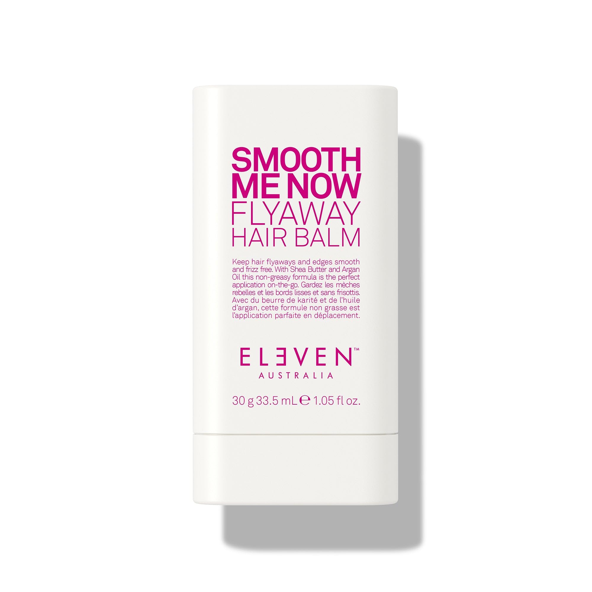 ELEVEN AUSTRALIA Smooth Me Now Flyaway Hair Balm – Bändigt Frizz, Kontrolliert Abstehende Haare, Verleiht Glanz – Anti-Frizz Finishing-Balsam für Alle Haartypen – Leicht & Perfekt Zum Reisen - 30g