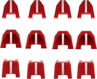 Replacement 42-38-0017 Milwaukee M18 No Mar Tip, Fits for Milwaukee M18 2746-20 Brad Nailer, 18ga Nailer No-mar Pad Kit For Milwaukee Nailers Bit, Set Of 12