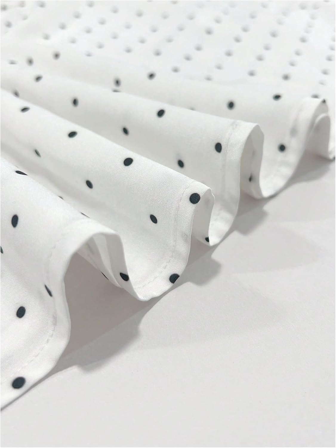 MakeMeChic Women's Polka Dots Mini Dresses Y2k Ruffle Tie Backless Halter Dress - Image 3