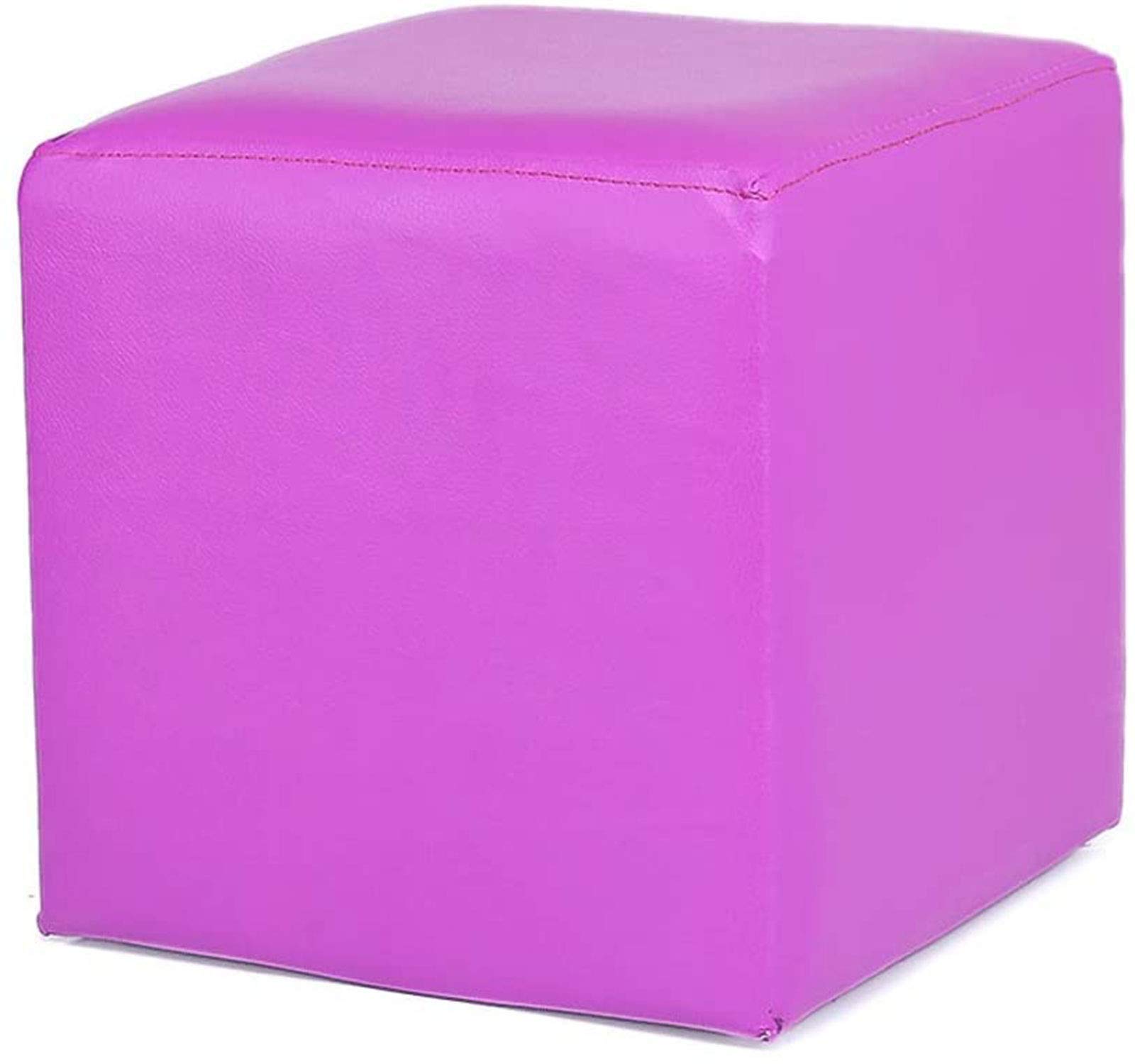 Banc à chaussures en cuir violet, fini le mal de dos pour se chausser avec ce repose-pieds