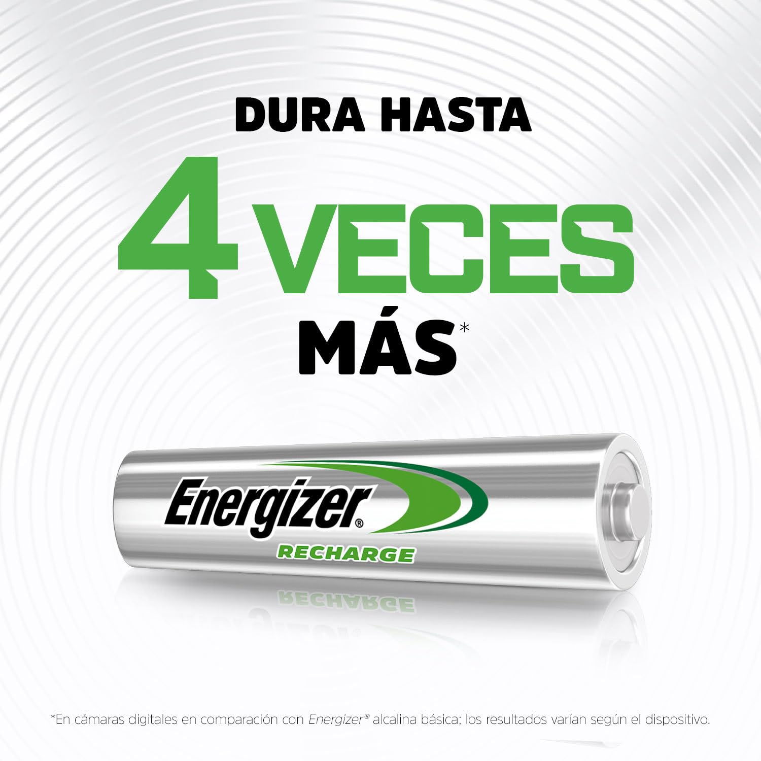 Energizer Recharge Power Plus - AA Akkus (8 Stück) - 2000 mAh NiMH Batterien - Bis zu 5 Jahre nutzbare Batterielebensdauer - Bis zu 1000 mal wiederaufladbar - 100% plastikfreie Recycelbar Verpackung