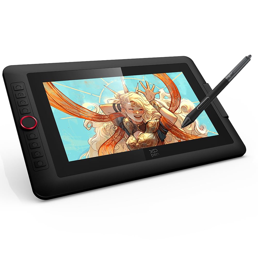 XPPen Artist 13.3 Pro V2 Tableta Gráfica con Pantalla 16K Niveles, Tableta Gráfica Dibujo Digital 99% sRGB con Lápiz de X3Pro Chip Inteligente, Compatible con Windows, macOS, Android, ChromeOS, Linux