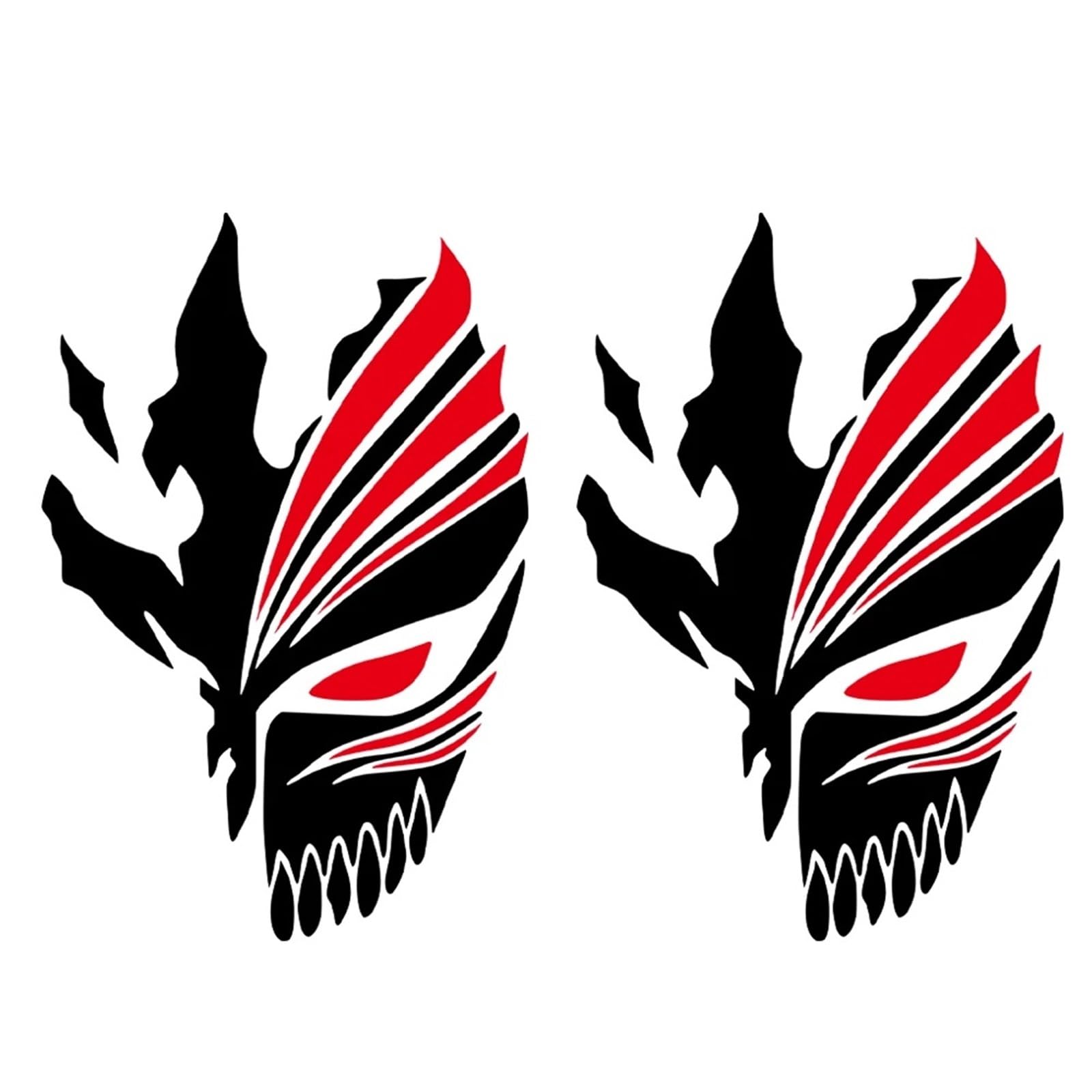 HAfgDJ Reflective Motorcycle Stickers for Helmets, Windshields, Tail Boxes, Body, Fuel Tanks, Racing and Riding Decals