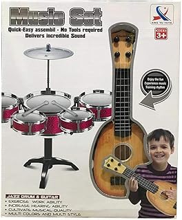 XING YU Jazz Drum & Guitar Set