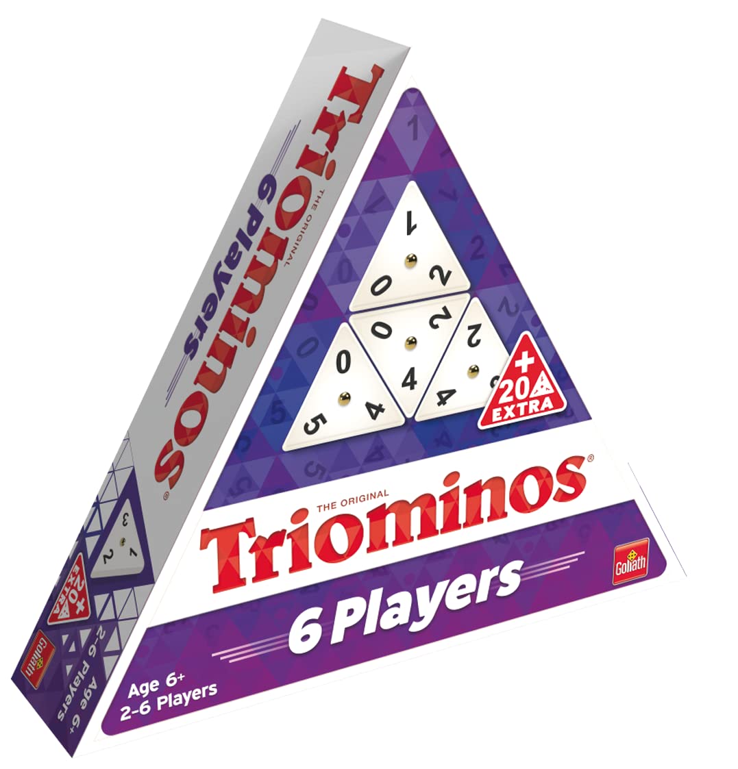 Goliath. Pack Jeux de Société 6 Joueurs. Esquissé et Triominos 6 Joueurs. Jeux de Société. 2 à 6 Joueurs. A Partir de 6 Ans.