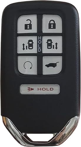 Miniatura 4 de Reemplazo para Honda - Carcasa compatible con 5 botones 2014 2015 2016 2017 Honda Odyssey EX 2017 Honda Odyssey SE (FCC ID KR5V1X) (para H)
