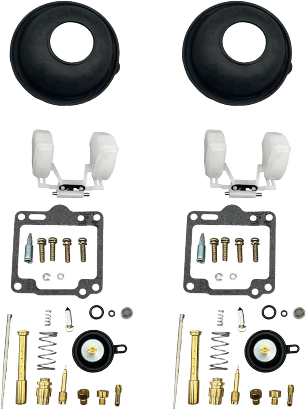 2 x Carb Carburetor Repair Rebuild Kit diaphragm Vacuum Fit for yamaha XV750 Virago 750 1988-1997