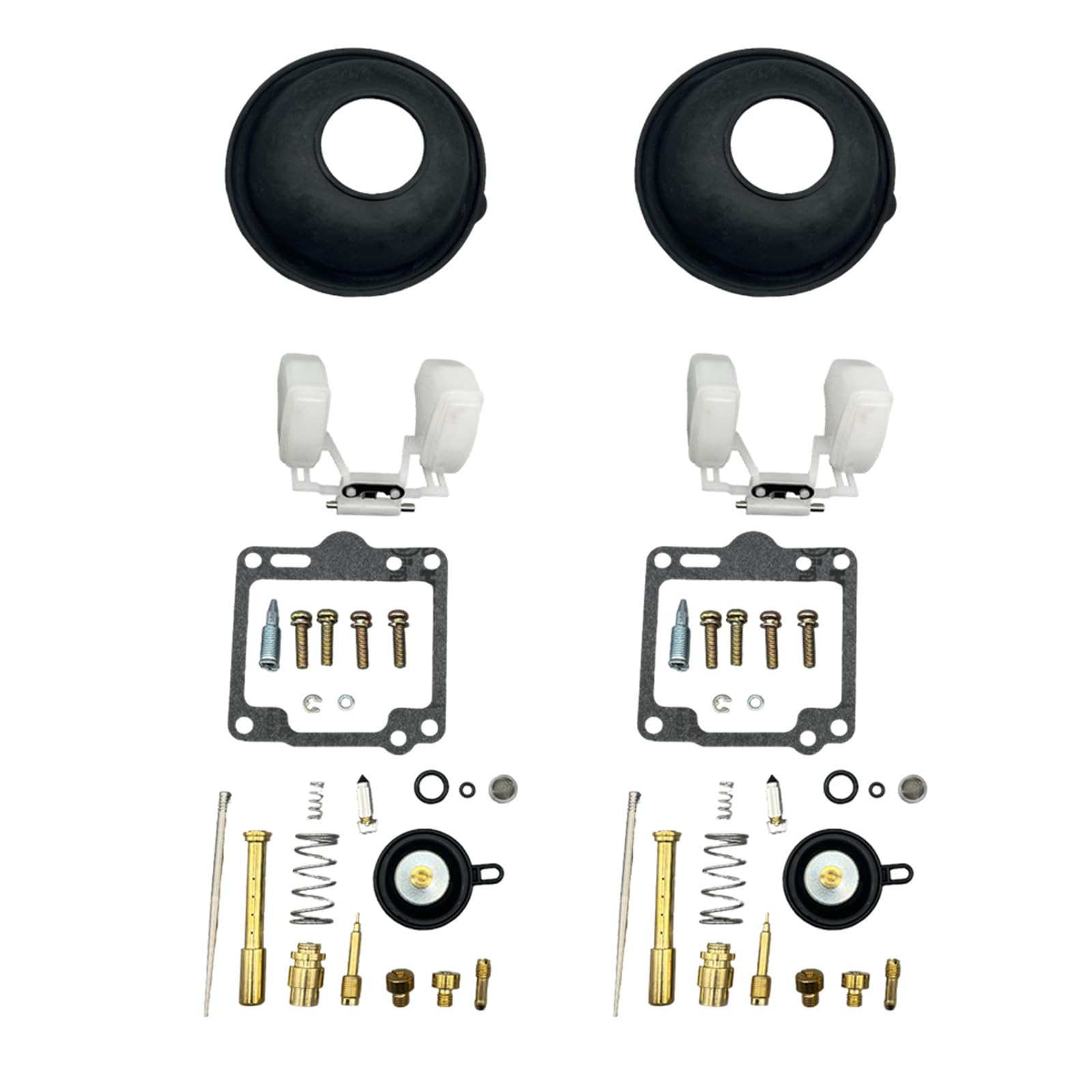 2 x Carb Carburetor Repair Rebuild Kit diaphragm Vacuum Fit for yamaha XV750 Virago 750 1988-1997