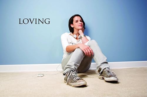 Unique Home Wall Stickers Loving Self Esteem Decal Décor for Bedroom Living Room Nursery - Size 7 Inch X 26 Inch