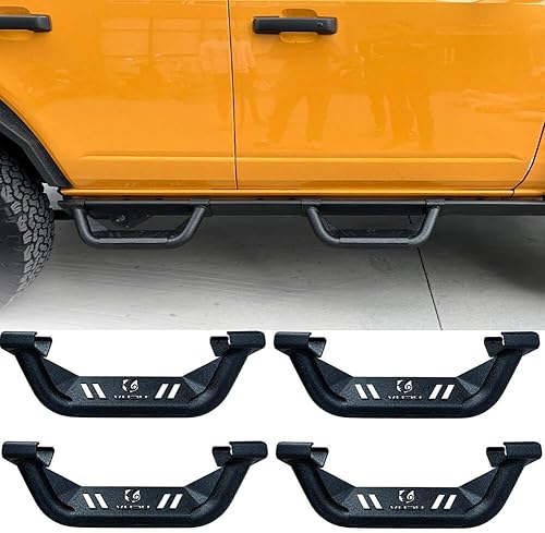 Vijay Estribos laterales para Ford Bronco 2021-2025 de 2 puertas (2 piezas)