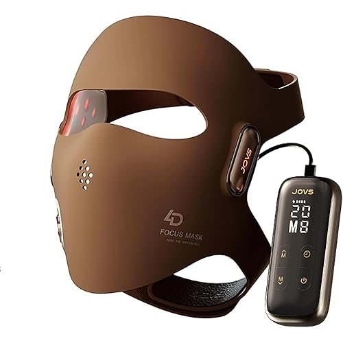 JOVS 4D Laser Light Therapy Mask - Red Light Therapy for Face, Led Face Mask Light Therapy, 6x Powerful More Than LED, FPT Technology, 4 Wavelengths, Anti-Aging